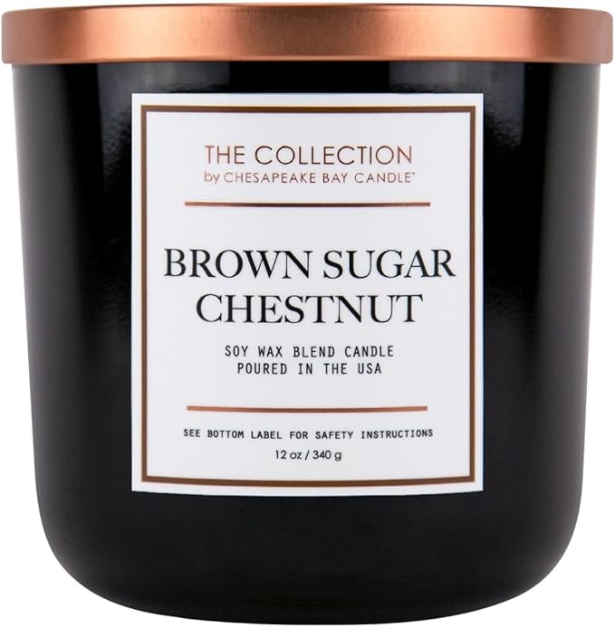 Chesapeake Bay Candle The Collection Two-Wick Scented Candle Brown Sugar Chestnut Medium Jar
