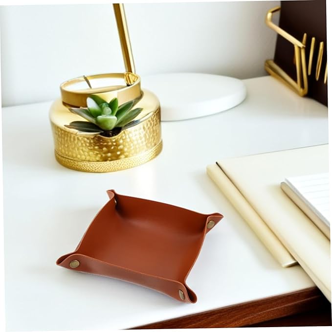 Storage Tray Table Decor for Entryway Vanity Tray Makeup Organizer Trinket Dish