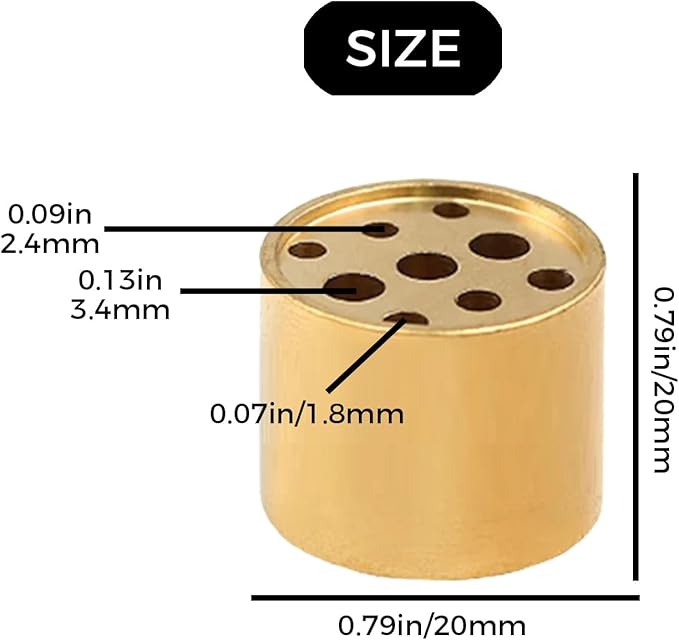 Large Brass Incense Holder with 9 Holes, Incense Stick Holder for Meditation Yoga Relaxation, Alloy Burner for Traditional Japanese Nepal Sticks, Home Office Decor