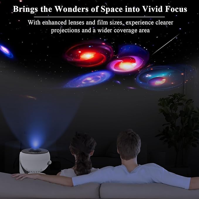 Galaxy Projector Pro for Teens Girls Boys, 13 in1 Planetarium Projector Pro with Nebula & Milky Way Effects, Wider Ceiling Coverage, Auto Timer, Star Projector for Kids Adults, Bedroom Night Lights