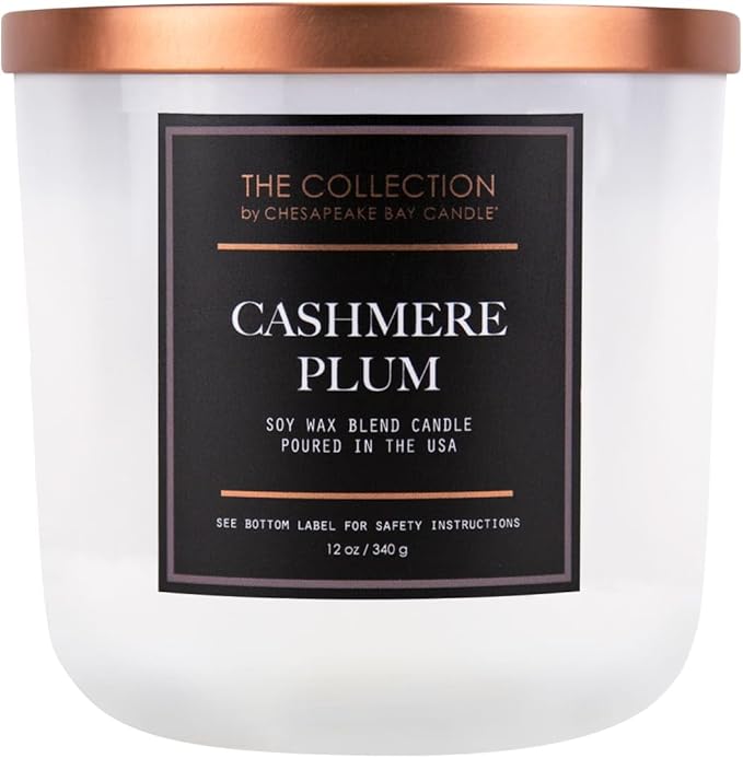 Chesapeake Bay Candle The Collection Two-Wick Scented Candle Cashmere Plum Medium Jar