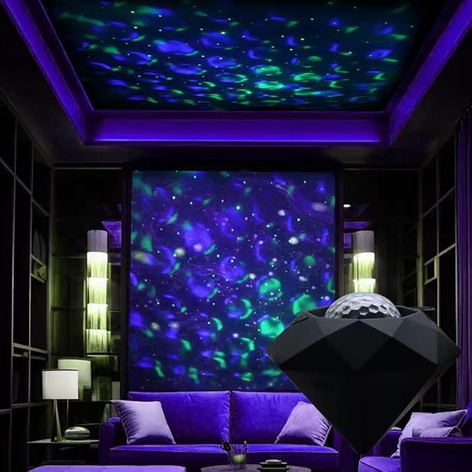 Star Projector, Galaxy Projector Night Light with Timer and Remote Control for Adults LED Star Projector for Ceiling Bedroom Decoration Party