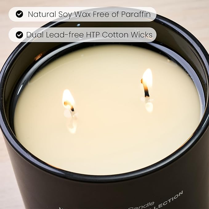 M&SENSE Natural Soy Large Candle| Espresso Coffee | 16.6 oz, 95H Burn | Mini Spring Scented Candles for Relaxation, Valentines Day Gift, Home Décor | for Bedroom, Office, Party