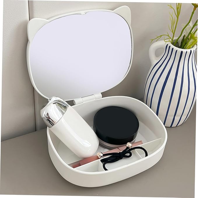 VALICLUD Cosmetic Organizer Box Hair Tie Organizer Portable Hair Clip Holder Jewelry Box Fashion Design