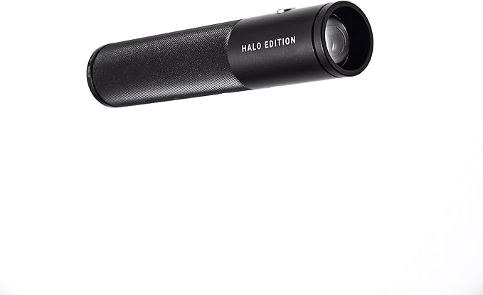 HALO EDITION Mag 2 Sunset Lamp - The Original - Portable Battery Light, Designed by Mandalaki in Italy, Dimmable LED Lamp, Flashlight, Magnetic System, USB-C Cable, Suspension Kit, IP54, 142x28 mm