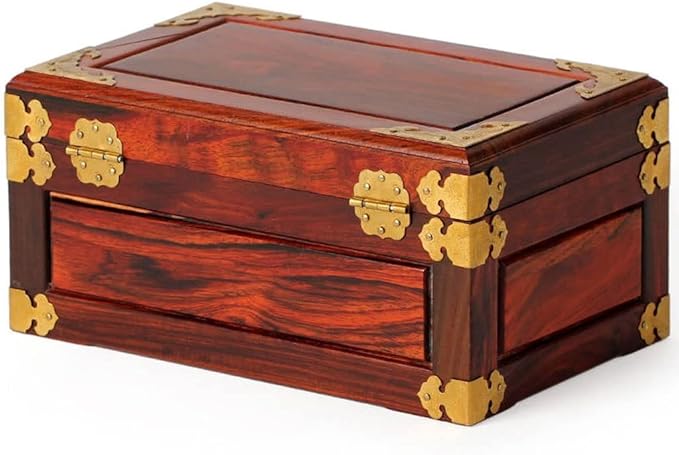 Makeup Organizers Chinese Retro Jewelry Box Storage Box Cosmetic Box Ring Earring Necklace Bracelet Watch Small Jewelry Storage Box Jewelry Box Jewelry Case