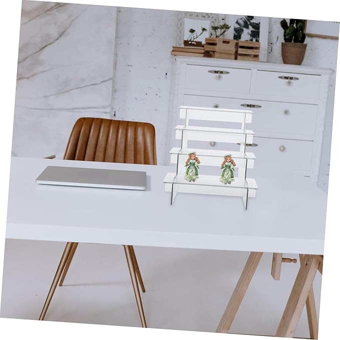 DECHOUS Collection Model Storage Rack Acrylic Figures Stand Vanity Makeup Organizer Sturdy Design