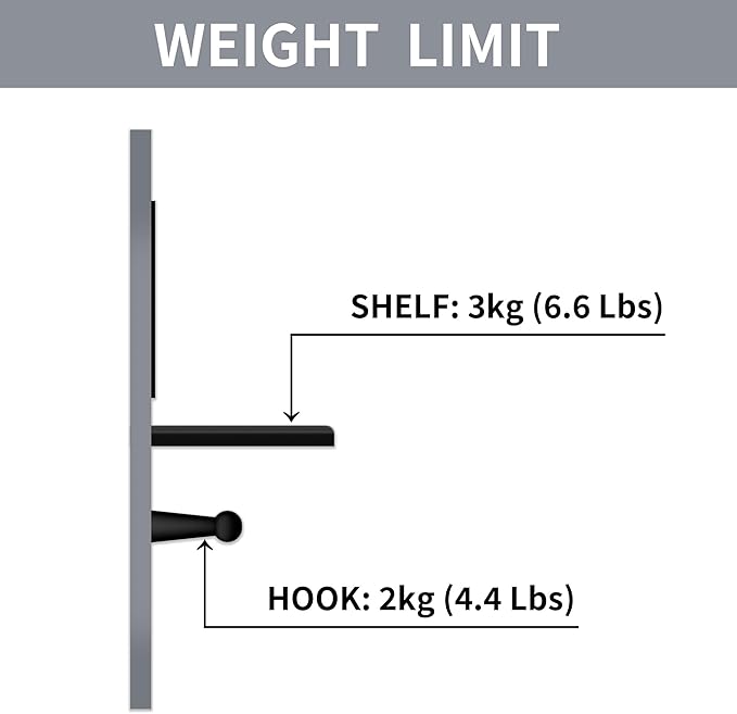 Game Room Decor Gaming Floating Shelf for Wall - Retro Controller Shaped Wooden Display Rack with Hooks for Controllers and Headphones, Gray, Gaming Room Organizer for Boys and Teens