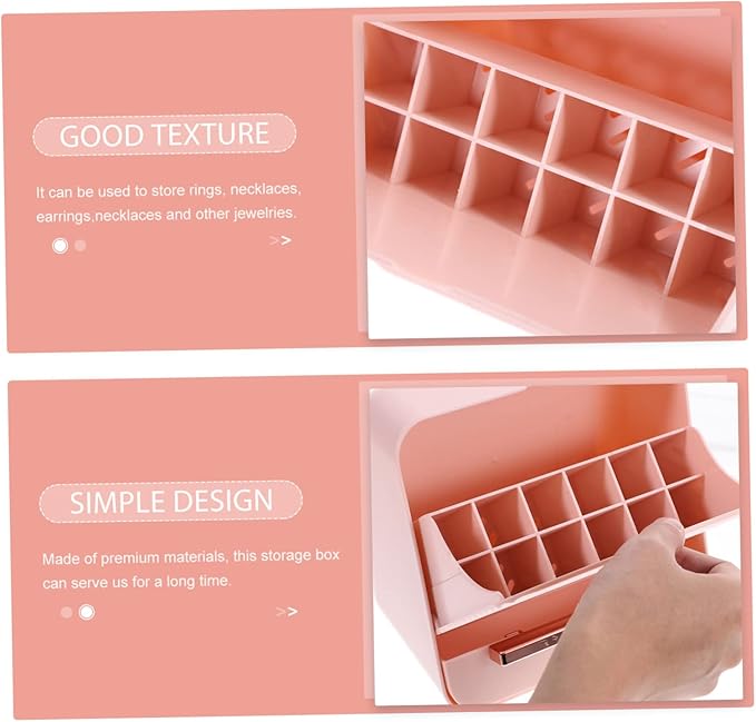 Cosmetics Storage Box Drawer Large Capacity Multi-functional Makeup Organizer for Jewelry and Accessories for Bedroom Bathroom Office and Travel Use