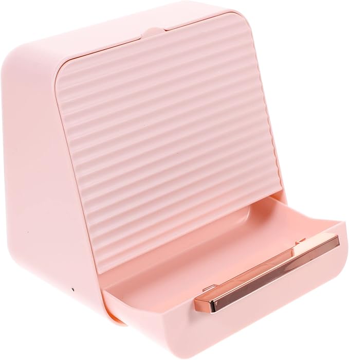 minkissy Cosmetics Storage Box Large Capacity Lipstick Organizer for Makeup and Jewelry Elegant Design for Vanity and Desktop for Women and Girls