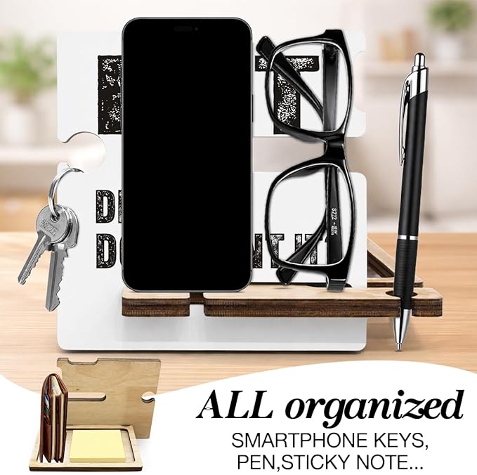 Funny Office Gifts for HR - Multi-functional Desk Organizer - Humorous Office Quote Wooden But Did You Document It Sign for Office Desk Shelf Decor