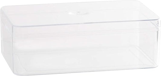 Hammont Acrylic Box - Party Favor Gift Boxes - Clear Cube with Rounded Edges for Gifts, Weddings, Treats, Candies & Accessories - Square Home Storage Boxes | 5.75"x3.55"x2" (8 Pack)