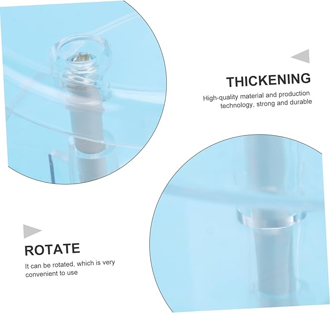 LIFKOME Simple Jewelry Holder Rotating Storage Box Capacity Desktop Organizer Makeup Box