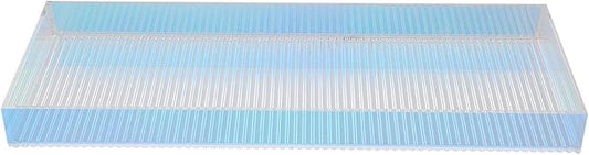 Housoutil Acrylic Makeup Tray Small Vanity Organizer Perfume Holder Tray Cosmetic Storage for Bathroom Countertop and Dresser Desktop