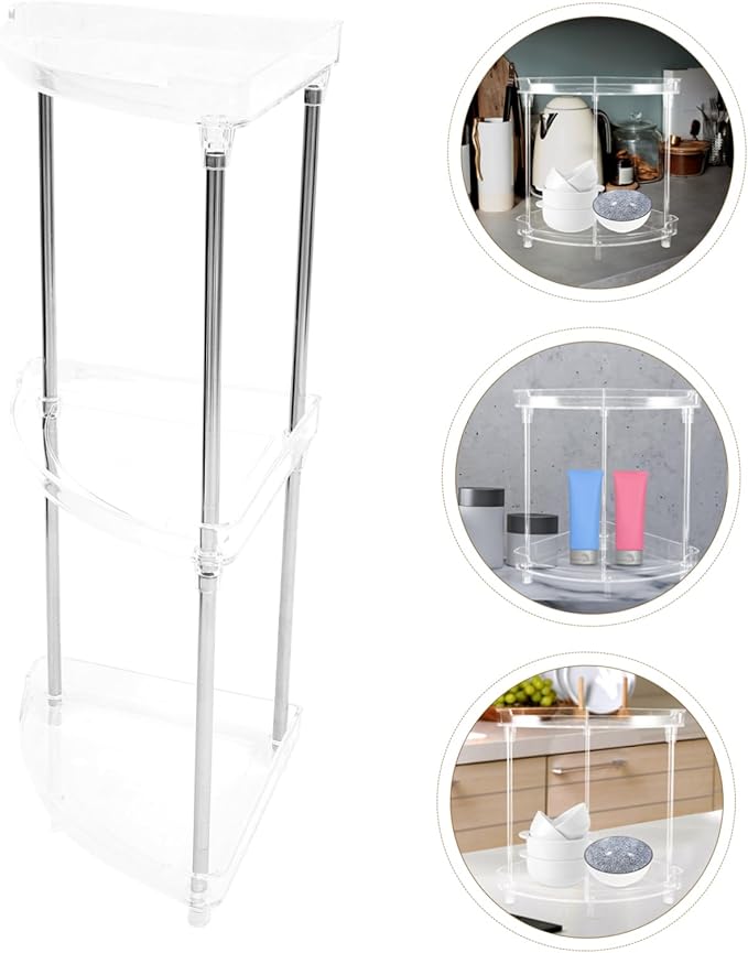 Bathroom Accessories Organizer Holder Organizer Bathroom Tray Makeup Shelf Bedroom Storage Tray Triangle Storage Rack