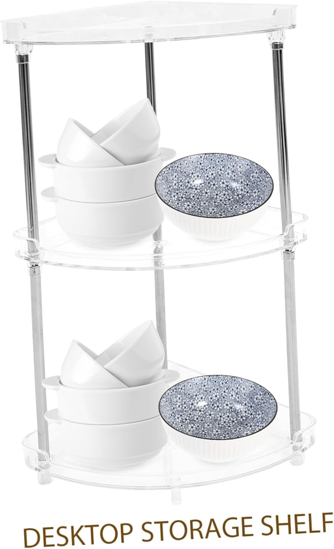 Bathroom Accessories Organizer Holder Organizer Bathroom Tray Makeup Shelf Bedroom Storage Tray Triangle Storage Rack