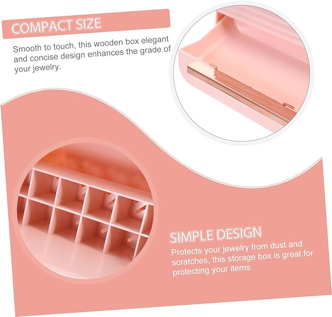 Happyyami Cosmetics Storage Box Multi-functional Jewelry Organizer Drawer Elegant Lipstick Holder for Makeup and Accessories for Valentine Day Mother Day Birthdays