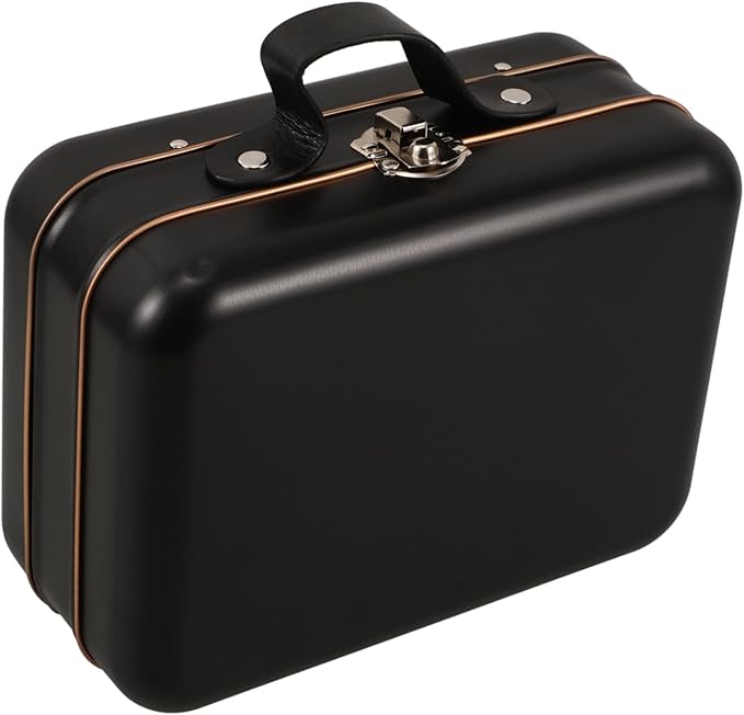 ULTECHNOVO Multipurpose Storage Bin Toy Suitcase for Boys and Girls Makeup Organizer Iron Material Mini Suitcase Box