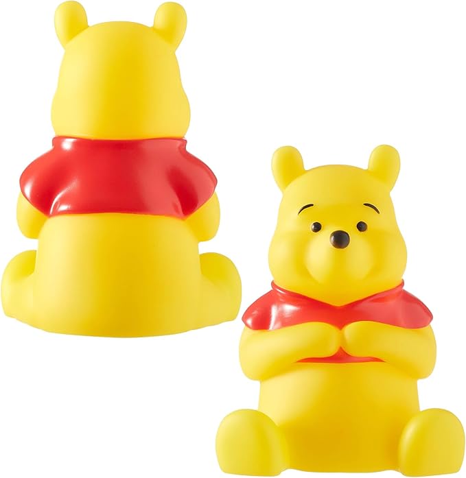 Disney Winnie The Pooh Squishy Mood Night Light 6" LED Soft Mood Lamp for Decor, Kids Bedrooms, Collectors & Gift Giving