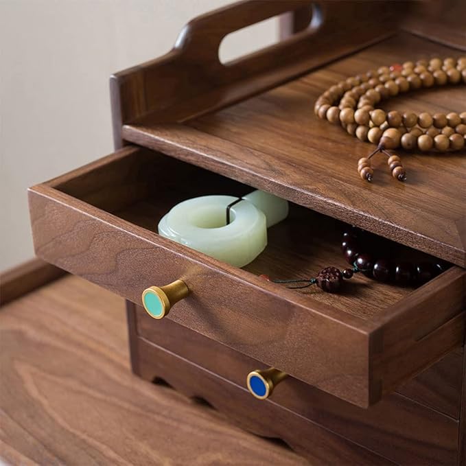 Makeup Organizers Jewelry Box Storage Box Multi-Layer Drawer Jewelry Box Wooden Box Can Store Display Ring Bracelet Necklace Earrings Watch Jewelry Case