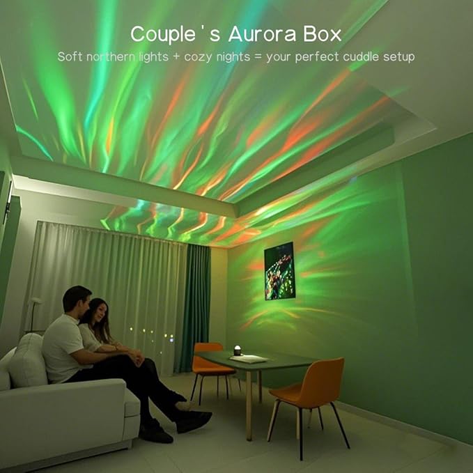 Northern Lights Projector,15 Colors Galaxy Projector for Bedroom,Remote Aurora Light Projector for Bedroom Night Light for Kids,Cute Room Decor for Teen Girls Boy, Mother‘s Day & Graduation Parties