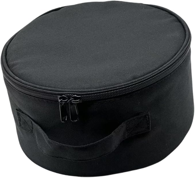 Folding Fan Storage Bag Makeup Bag Multipurpose Dustproof with Zipper Portable Fan Handbag for Camping Travel Outside Picnic, 12inch