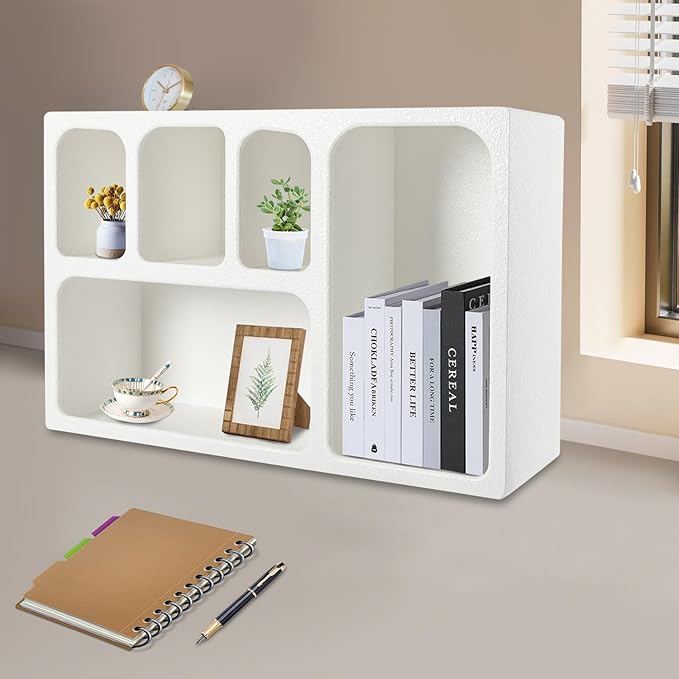 Storage Cabinet, Arched Bathroom Wall Cabinet Modern Wall Shelves Wall Mounted Storage Cabinet Organizer for Bedrooms, Kitchens, Study Rooms, Living Rooms, Bathrooms