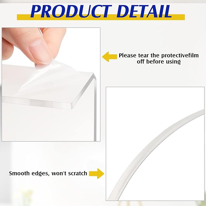 Treela 30 Pack Floating Shoe Display Shelf for Closet Acrylic Clear Shoe Wall Shelf Wall Mounted Easy to Install Sneaker Shelves for Collections, Includes Cross Screws, Expansion Tubes (Semicircle)