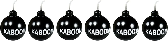 Kaboom Candles 6 pcs Set