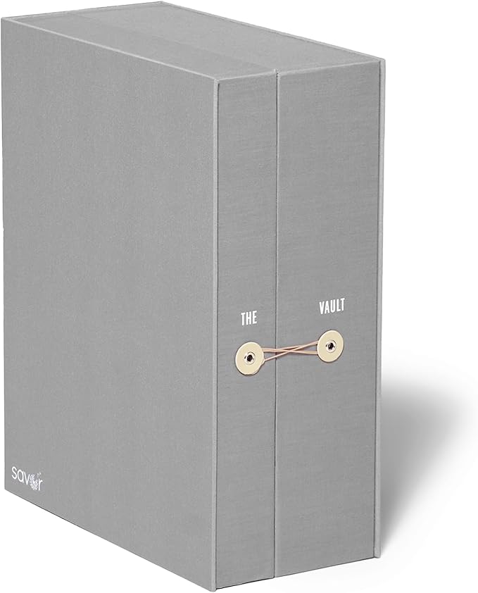 Savor | Life Essentials & Graduate Keepsake Organizer | Keep High School and College Graduation Memorabilia Organized and Safe in One Convenient Home with this Gift for Students and Grads