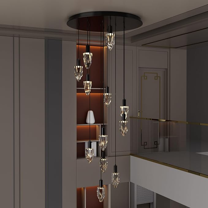 Crystal Decorative LED Light Bulbs 5 Watt(Equivalent 40w),Fancy Unique Pretty Light Bulb E26 Base, Three Color Variable Lightbulbs for Staircase,Bars, Ambience (FP-53, 2PCS)