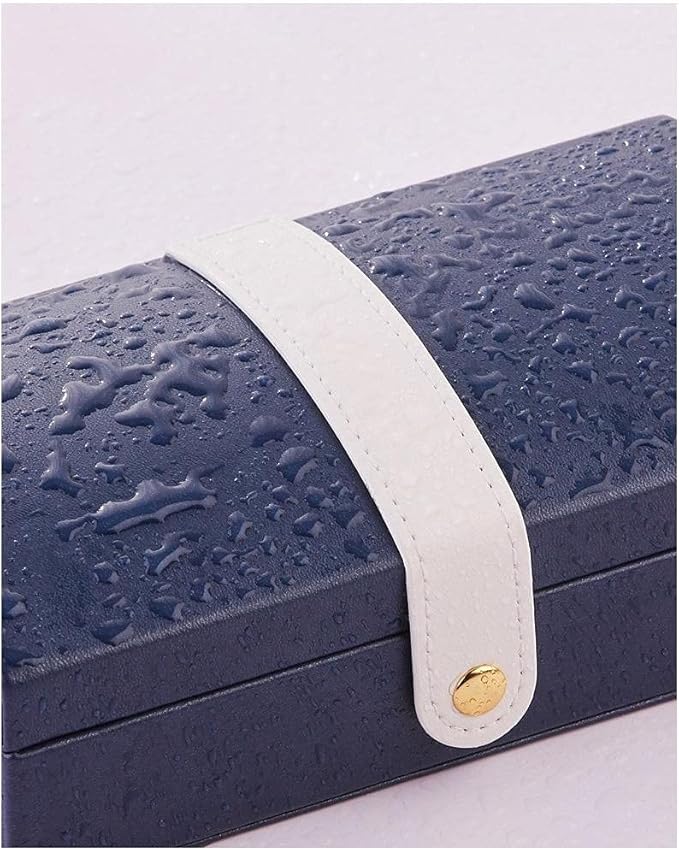 Pu Earring Jewelry Box Double Layer Storage Organizer Large Capacity Travel Small Ring Multifunctional Makeup Organizer Lipstick