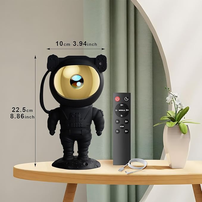 Astronaut Star Projector Galaxy Light, 360° Space Man Buddy Projector Sky LED Night Light Space Starlight Planetarium Spaceman Lamp Gifts for Kids Adults Bedroom Ceiling Room Decor