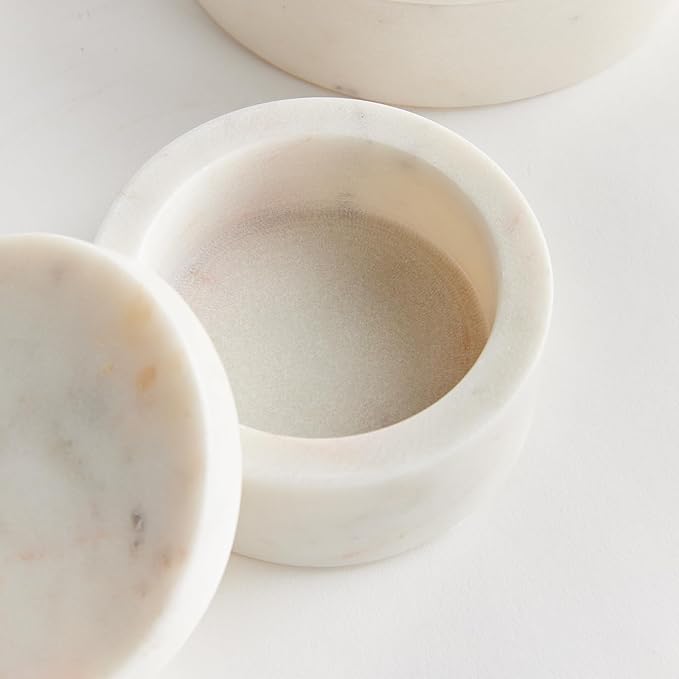Napa Home & Garden, Amani Round LIDDED Boxes, Set of 2