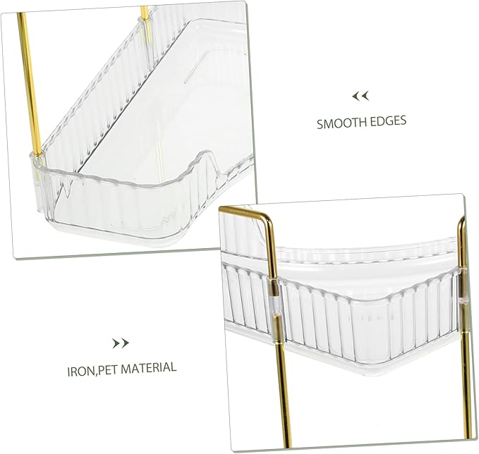 Cabilock Corner Shelf Organizer Storage Rack for Kitchen Spice Bathroom Shower and Makeup Countertop and Stable Design for Home Use