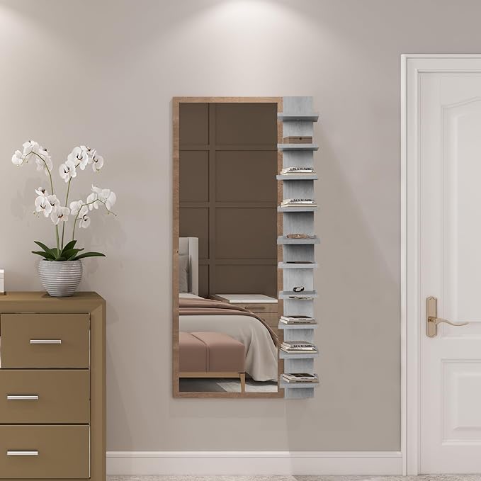 Homaterial 5 Tier Wall Shelf, Floaing Lack Shelf for Storage, Display Shelf Modern Room Home Wall Decor