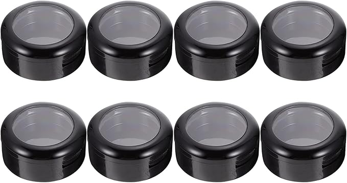 FRCOLOR 8pcs Eyeshadow Case Empty Organizer Versatile Makeup Tool for Travel Home Storage Lightweight Design for Eye Shadow Blush Lip Gloss Compact and Practical Makeup Storage