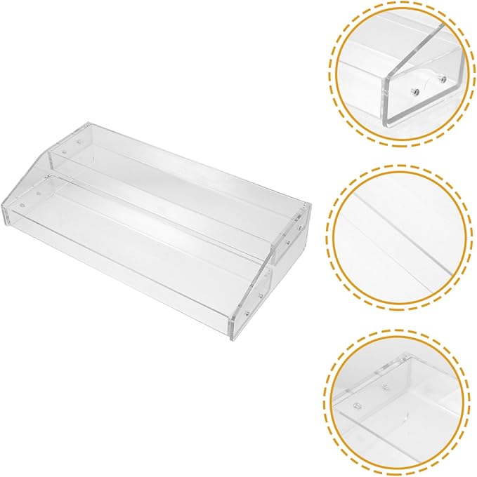PRETYZOOM Display Stand for Perfume and Makeup Multi Organizer for Dresser Clear Storage for Space-saving Design