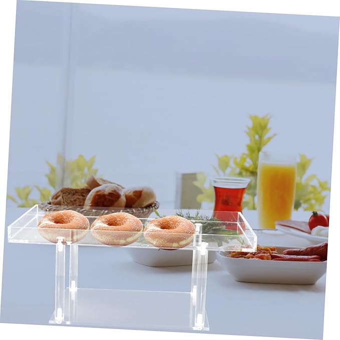 Alipis Transparent Cake Stand Perfume Stand Holder Clear Display Risers Makeup Perfume Organizer Jewelry Display Stand Cake Display Holder Toy Model Stand Acrylic Storage Rack Dessert