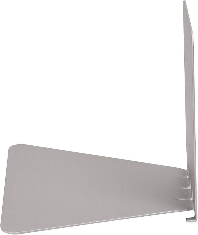 Umbra Conceal, Sturdy Metal Floating Bookshelf for Wall, Silver, Small, Set of 3
