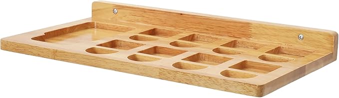Floating Shelves for Little Tikes Story Dream Machine,Wall Shelf for Little Tikes Projector Books Audio Play Character Storage Tray Organizer for Toddlers and Kids Girls Boys,Oak(Natural Wood)