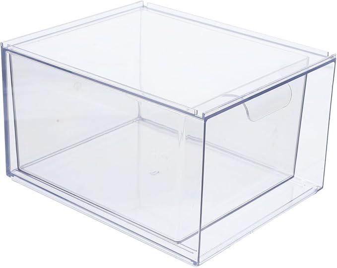 Detachable Transparent Jewelry Storage Box Stackable Organizer for Cosmetics and Tiny Items for Home Office Parties Elegant Design