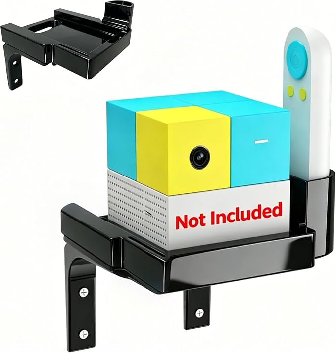 LXLO Wall Mounted Shelf for Nex Playground Console & Remote - Easy Assembly Organizer Stand for Nex Playground Game System, Keeps Gaming Setup Organized and Secure for Families