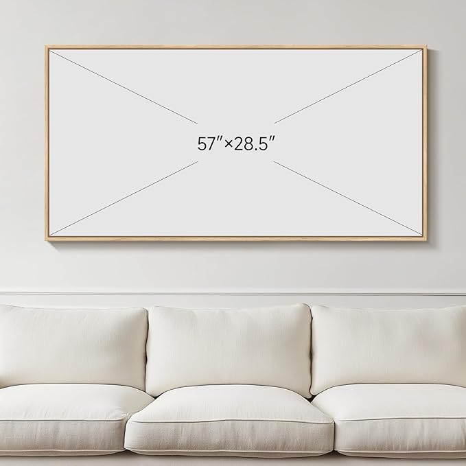 Large 3D Textured Framed Abstract Wall Art for Living Room, Horizontal Modern Paintings Artwork for Walls, Minimalist Neutral Black and Beige Pictures for Bedroom Hallway Office Wall Decor 30x60 In