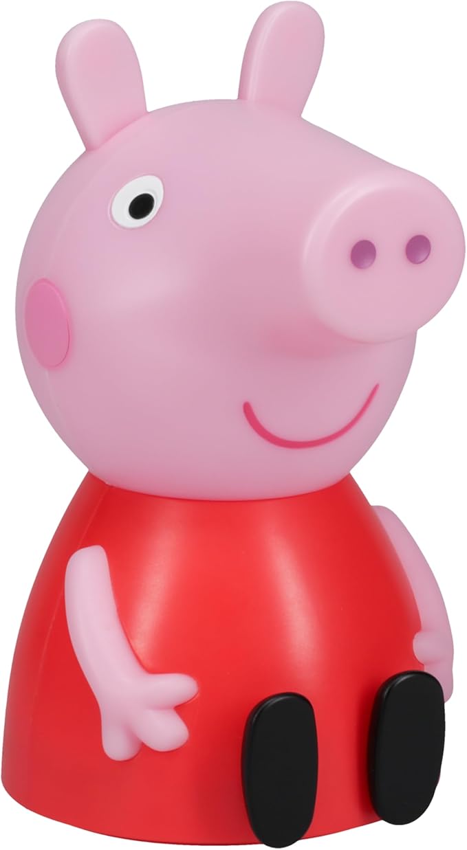 Paladone Peppa Pig Figure Lamp with Sound - Officially Licensed Baby Night Light, Kids Bedroom Accessories & Decor