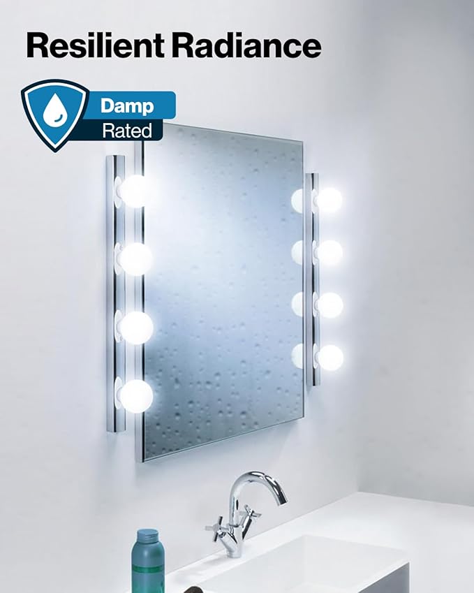 Sunco 12 Pack G25 LED Light Bulbs, Globe Vanity Lights for Bathroom High Output, 1000 LM, 11W (100W Equivalent), 5000K Daylight, Dimmable, E26 Base, Round Frosted Decorative Bulb UL