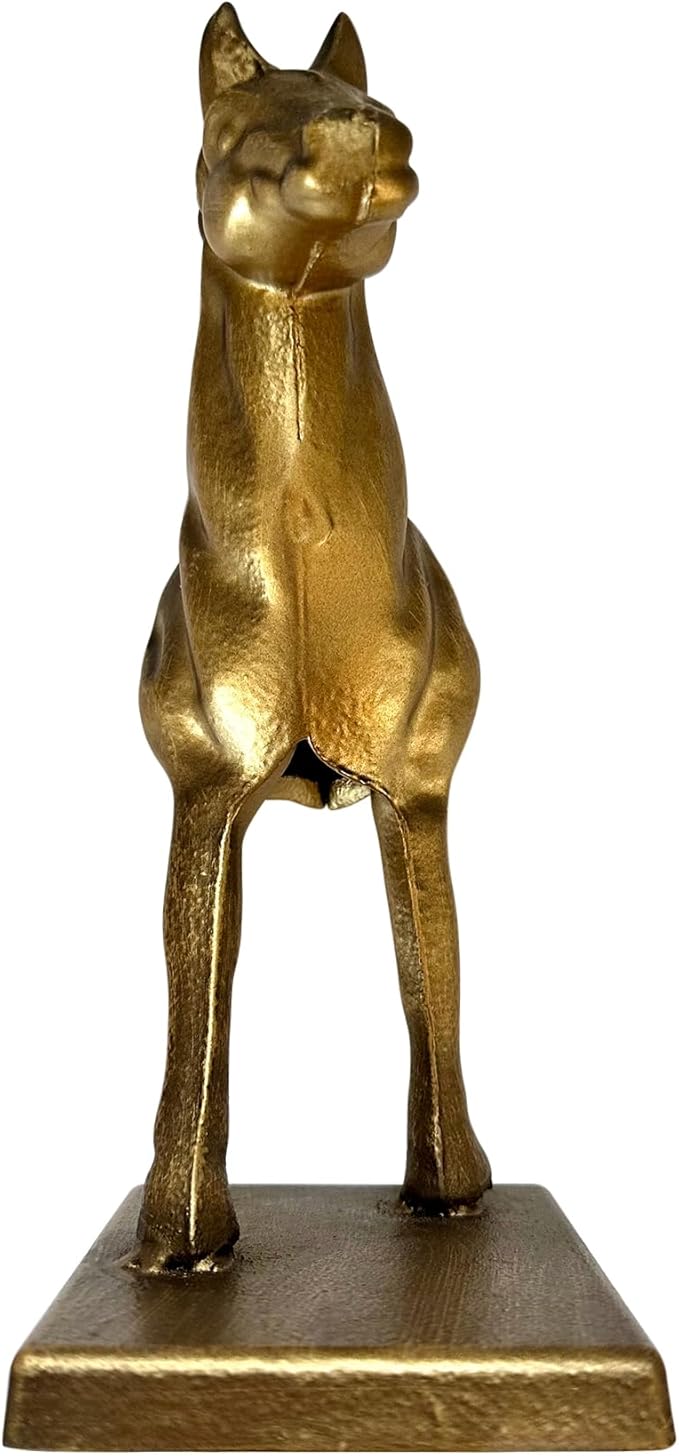 Fox Run Horse Decorative Bookend Set, 100% Iron, 4.5" x 3.75" x 9" Heavy Bookends
