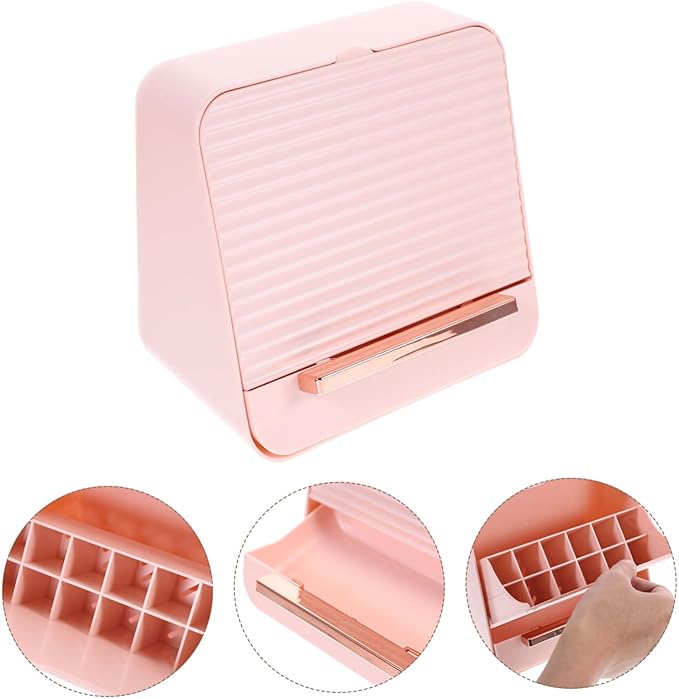 Large Capacity Makeup Organizer Drawer for Lip Gloss and Brooch Storage Elegant Decorative Jewelry Box for Vanity and Desktop Use