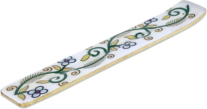 Yajna Traditional-Handmade-Incense-Stick-Holder Wooden-Burner-Ash-Catcher-Stand for-Aromatherapy-Meditation-Yoga (Inner Peace) 10 Inches, Pack of 2