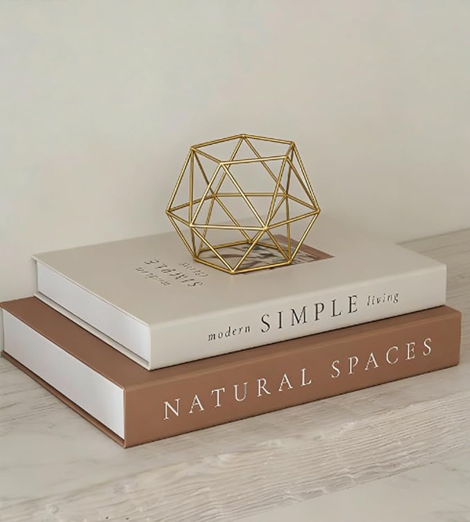 Elegant Decorative Books Boxes for Home Decor, Faux Books Storage Box Decor for Decoration, Aesthetic Book for Coffee Table, Modern Home Decor and Keepsakes (Style A)